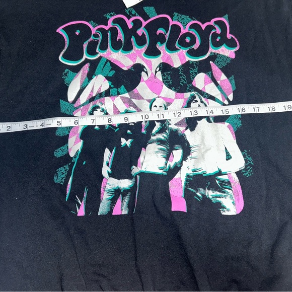 Pink Floyd Women's Black & Pink Hoodie Sweatshirt Size M Cod/1251 - Picture 4 of 7